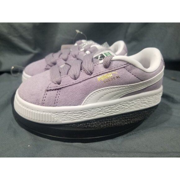 Puma Toddler's Suede XL AC Inf Lace Up Sneakers Black Size 9 NEW IN BOX! - Picture 7 of 10